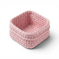 Crochet Basket Pink